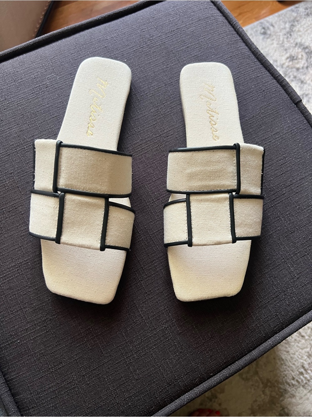 Matisse Biscayne Linen Slide Sandal